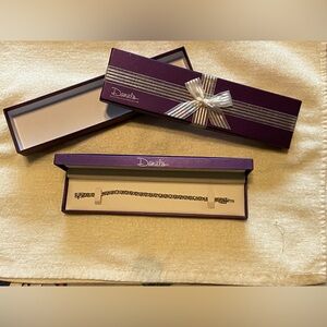 Diamond Bracelet with Silver New in Box